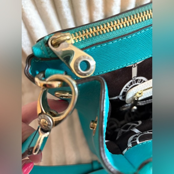 Henri Bendel Teal Satchel and Wallet Set - Picture 10 of 12